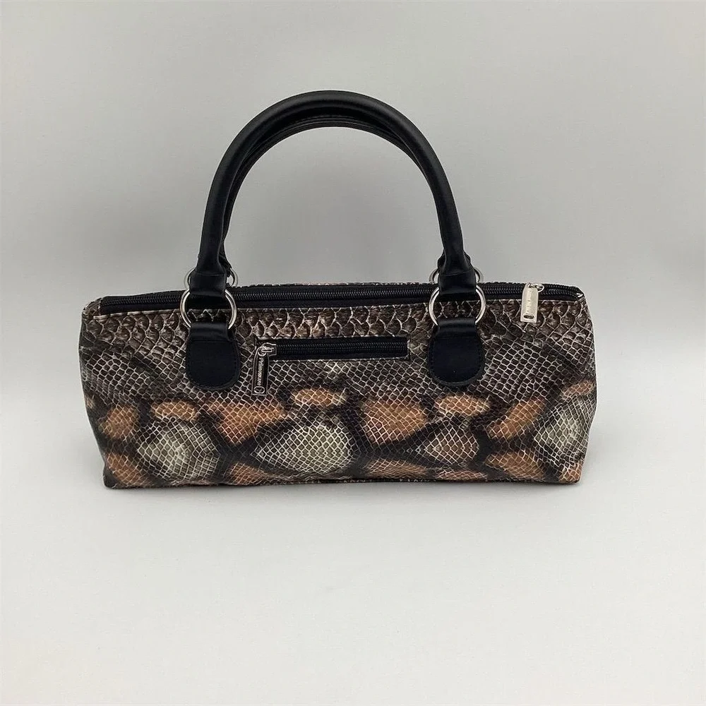 Primeware Insulated Wine Clutch Bag Multicolor Snake Skin‎ Design